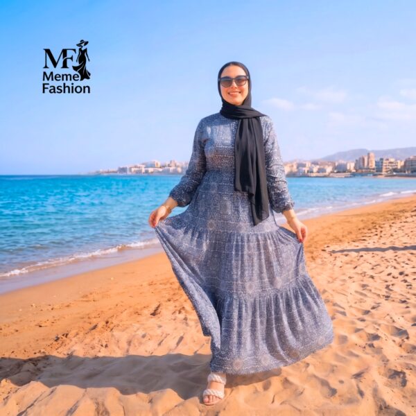 فستان كلوش ستان أرماني مستورد